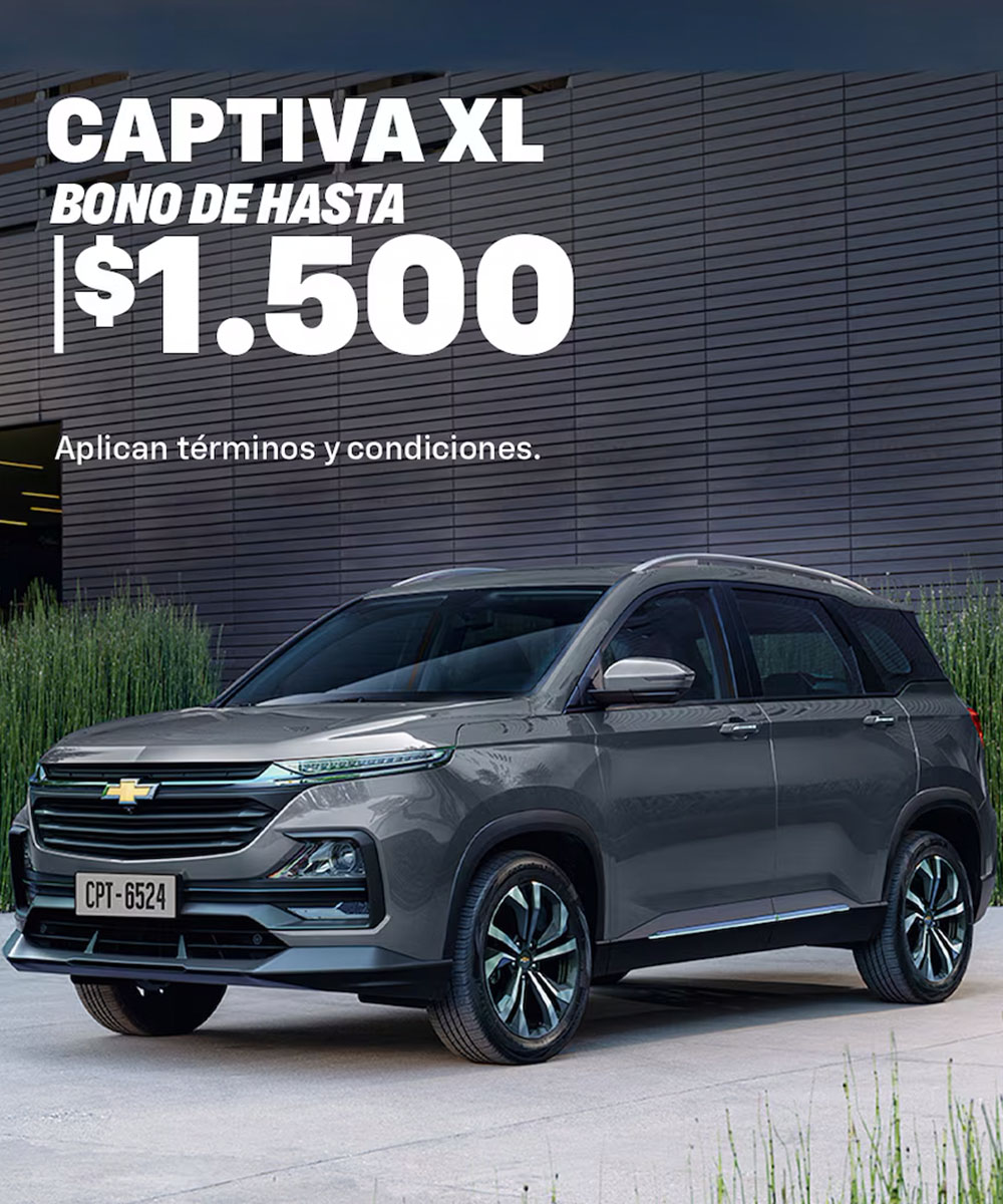 La Captiva XL con confort, conectividad, seguridad y estilo