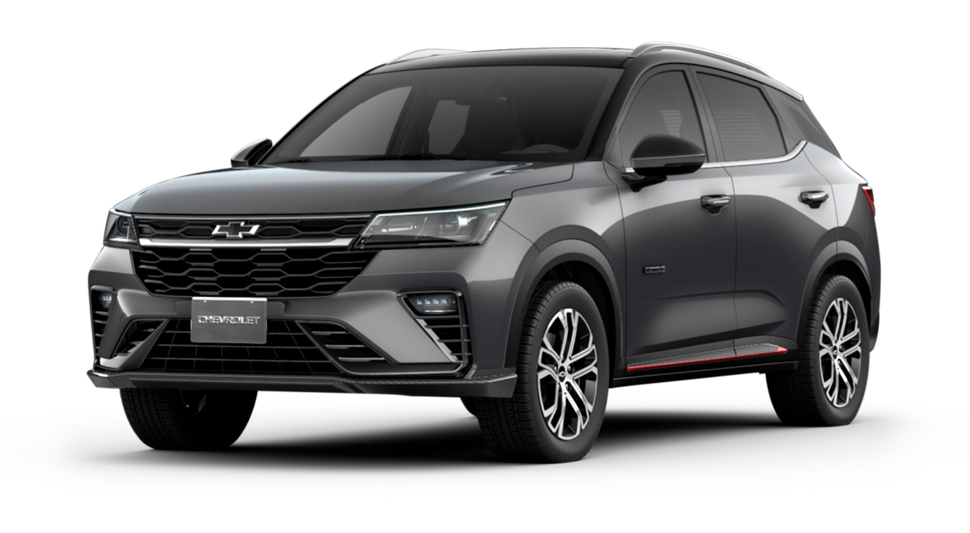 Vista lateral Groove RS 2026 color acero metálico