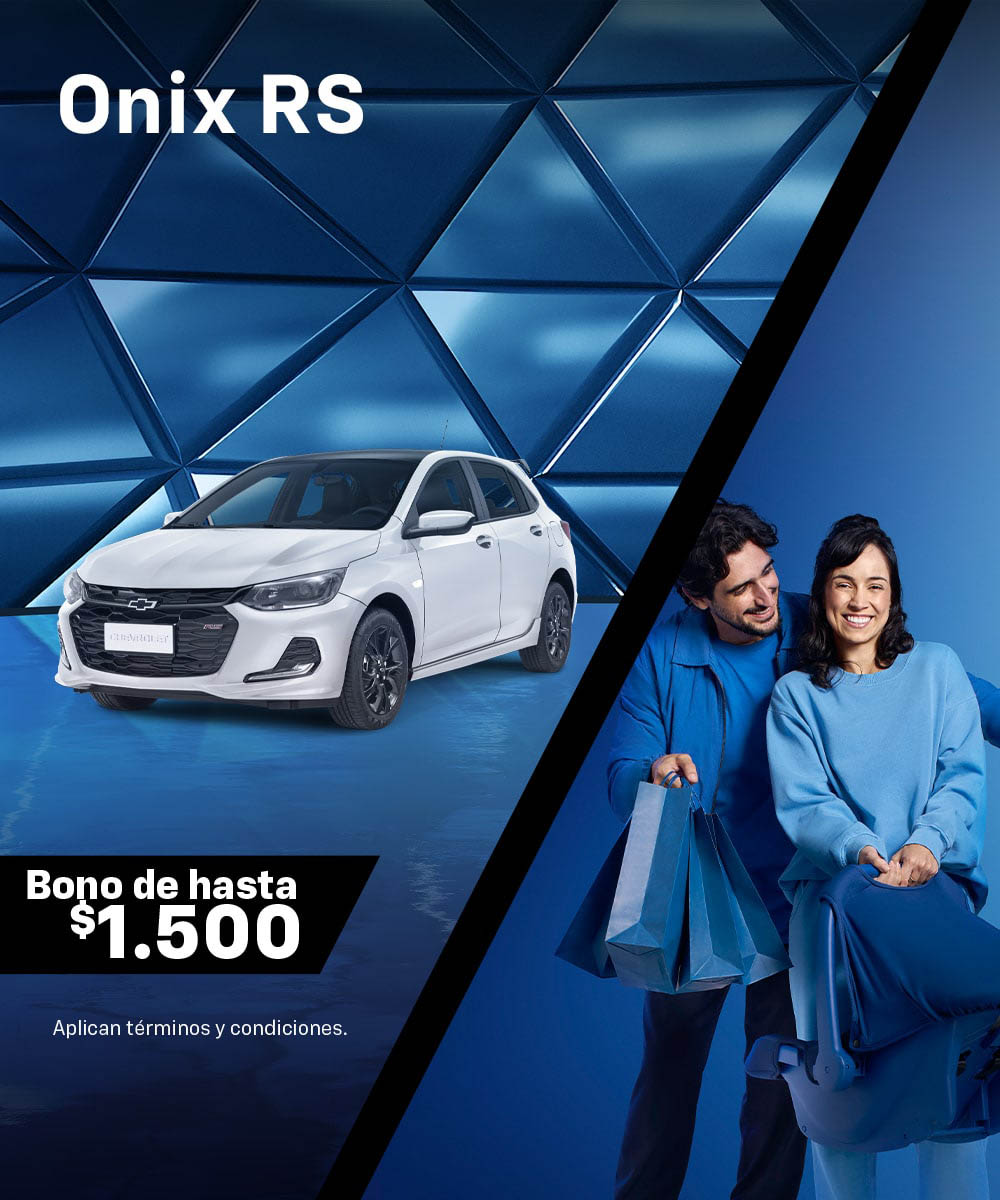 Chevrolet Onix RS bono de hasta $1.500