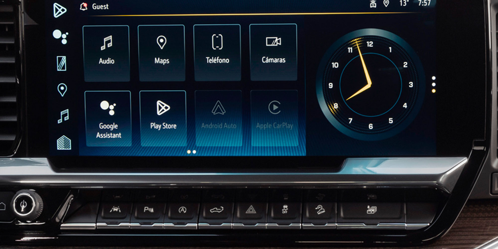 Pantalla táctil con conectividad inalámbrica, Silverado 2026
