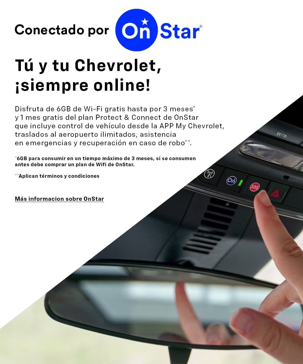 Botón Onstar Chevrolet