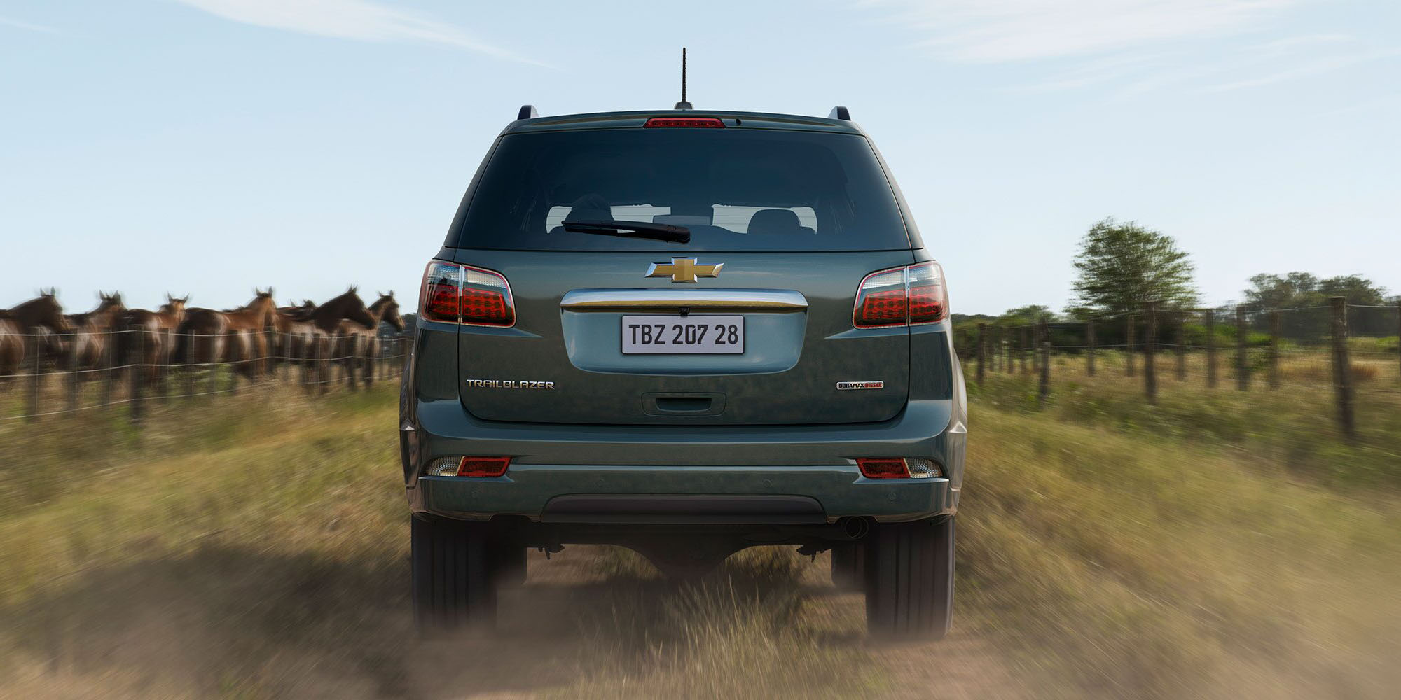 vista trasera Chevrolet Trailblazer